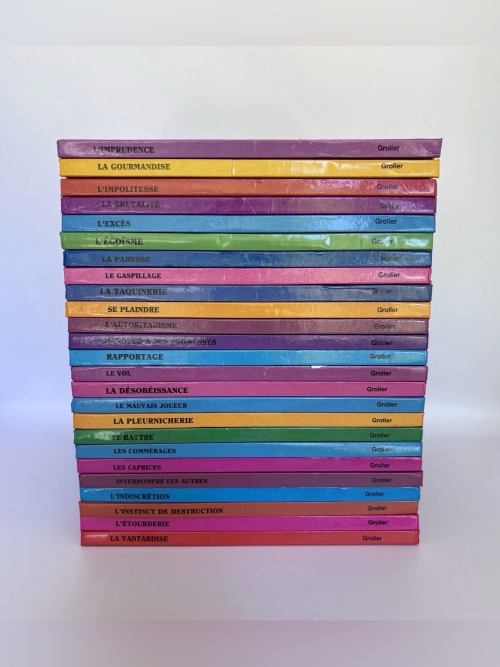 FRENCH 25 Parlons De Livres Let's Talk About Books Lot Joy Berry Hardcover 1982